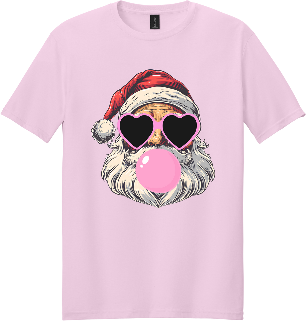 Bubblegum Santa Unisex Tee ~ Printed in the USA