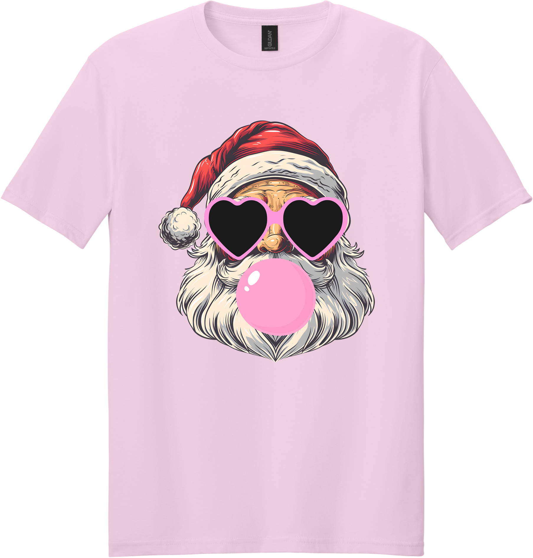 Bubblegum Santa Unisex Tee ~ Printed in the USA