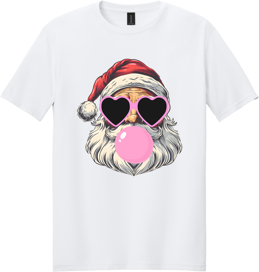 Bubblegum Santa Unisex Tee ~ Printed in the USA