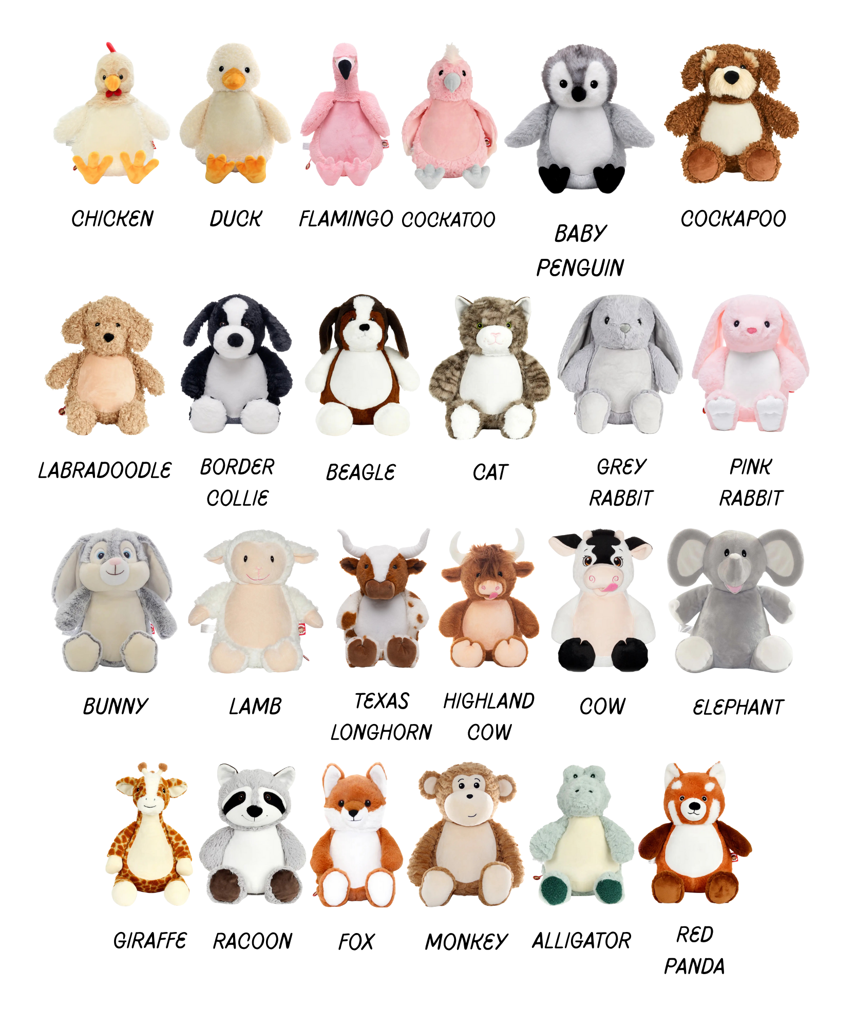 Personalized Baby Stuffed Animal with Birth Stats | Cubbies® Custom Plush Keepsake