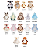 Personalized Easter Stuffed Animal ~ Embroidered Baby Plush ~ 'My First Easter'