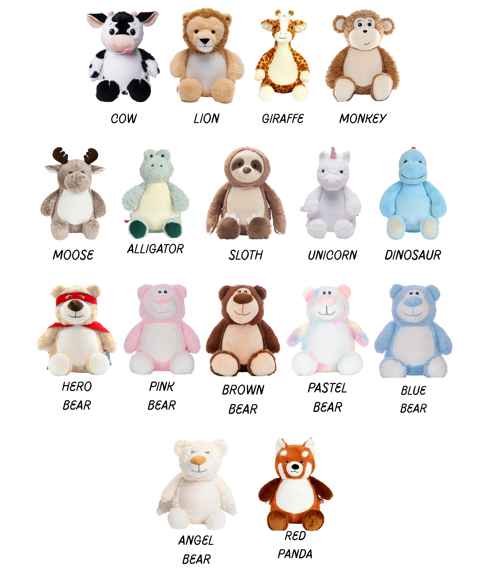 Personalized Baby Stuffed Animal with Birth Stats | Cubbies® Custom Plush Keepsake