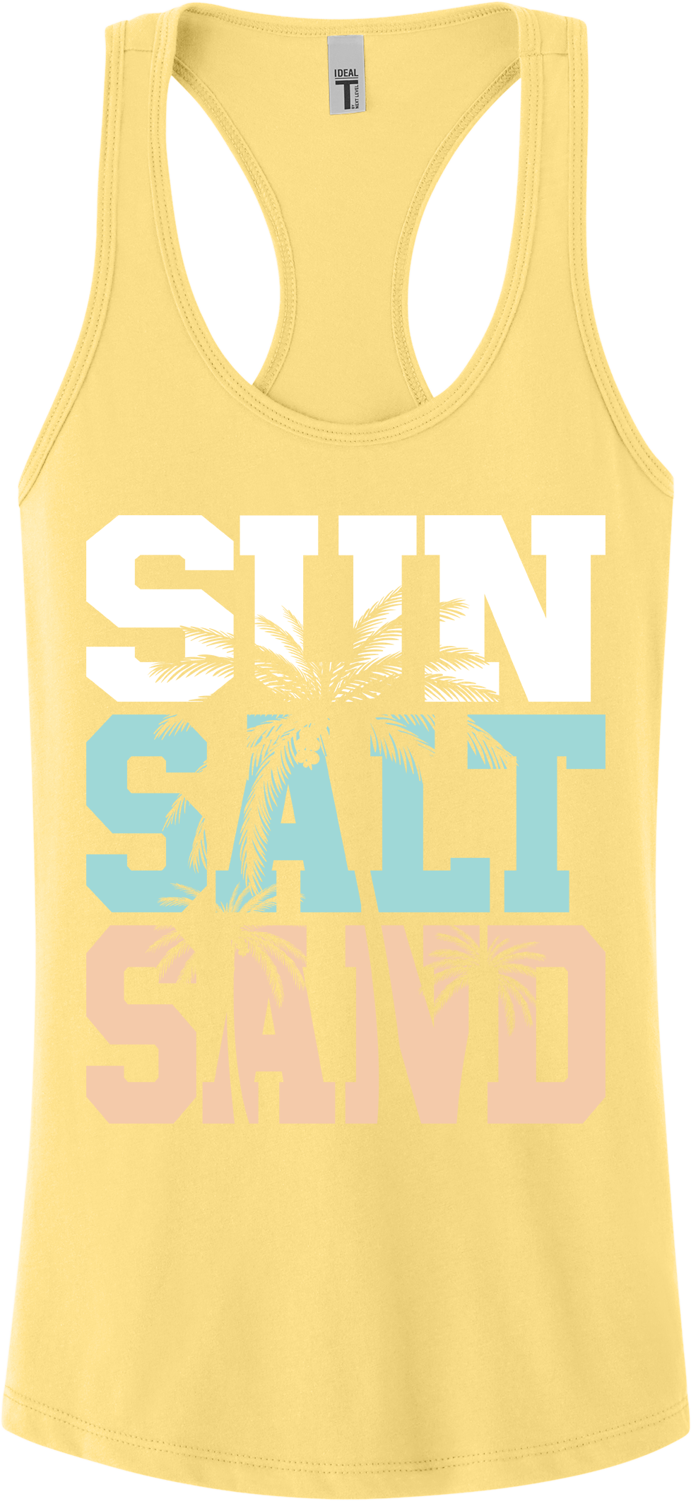 Sun Salt Sand Racerback Tank Top ~ Printed in the USA