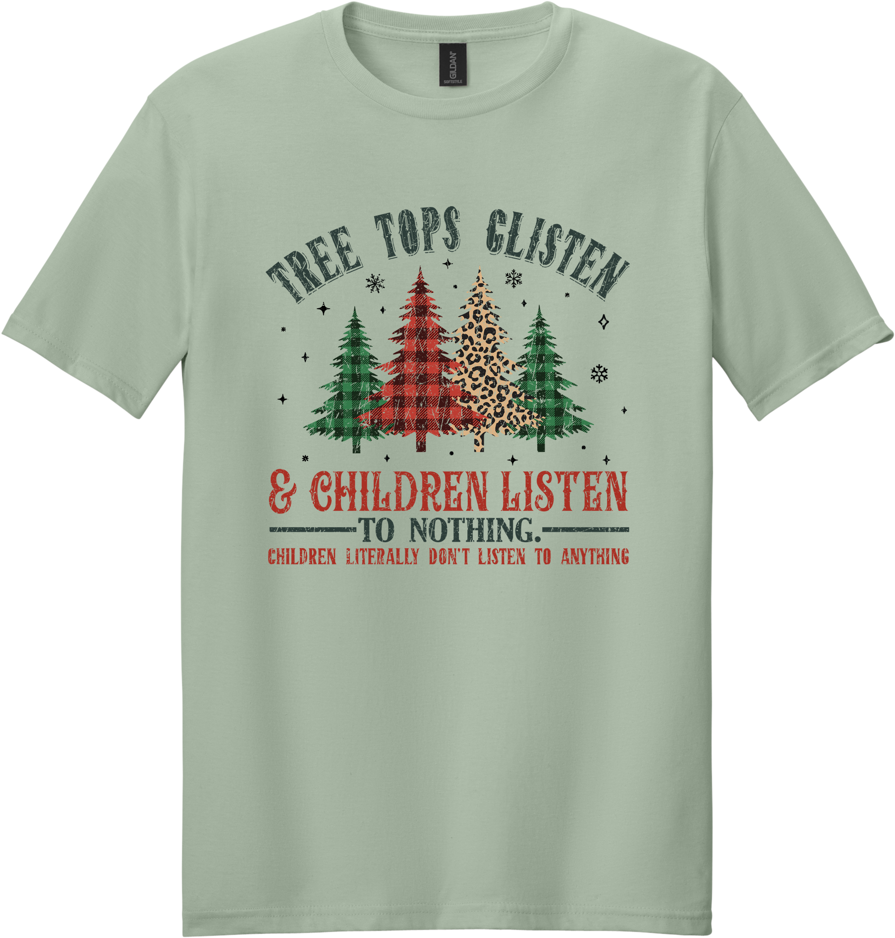 Tree Tops Glisten Unisex Tee ~ Printed in the USA