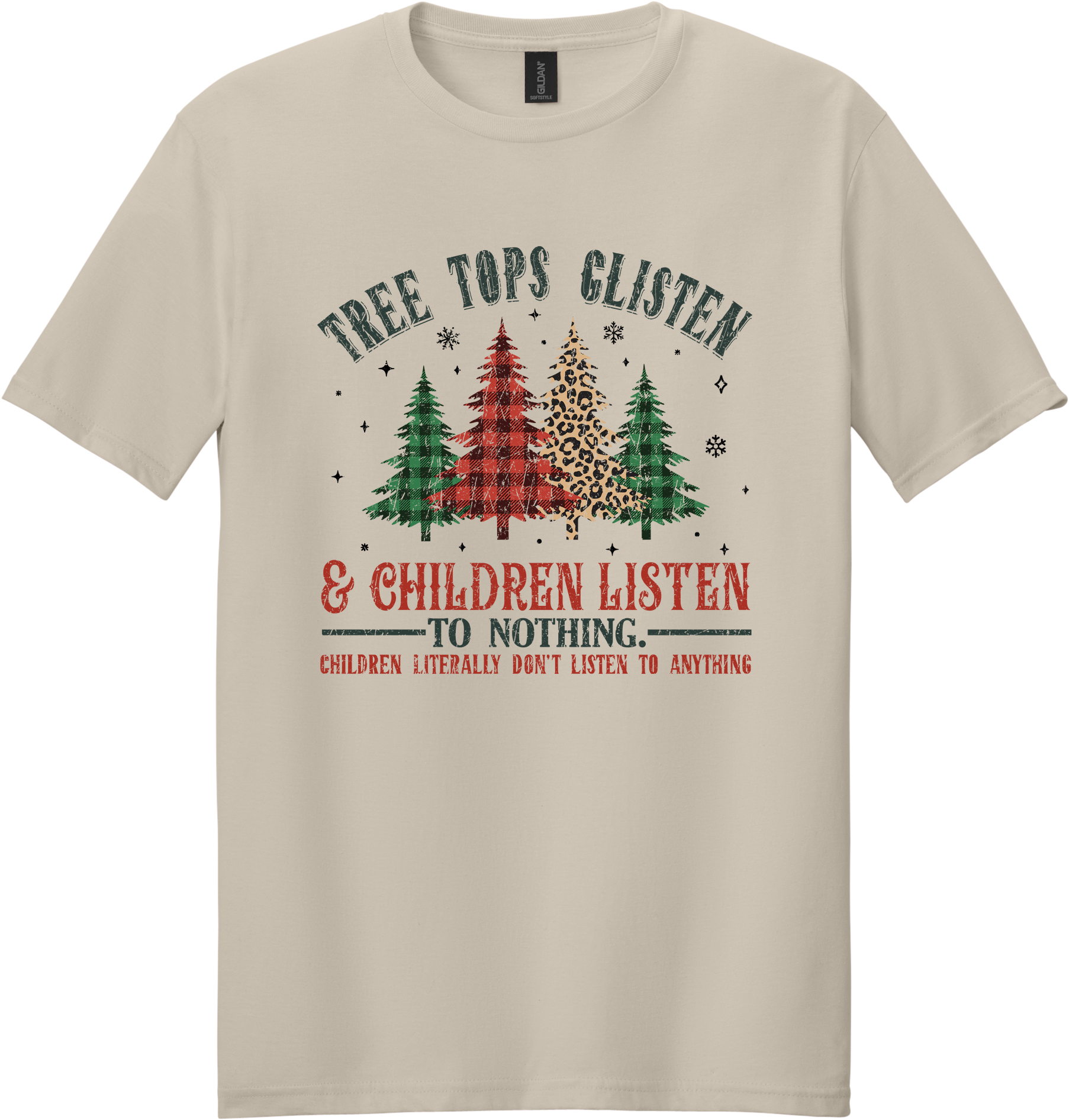 Tree Tops Glisten Unisex Tee ~ Printed in the USA