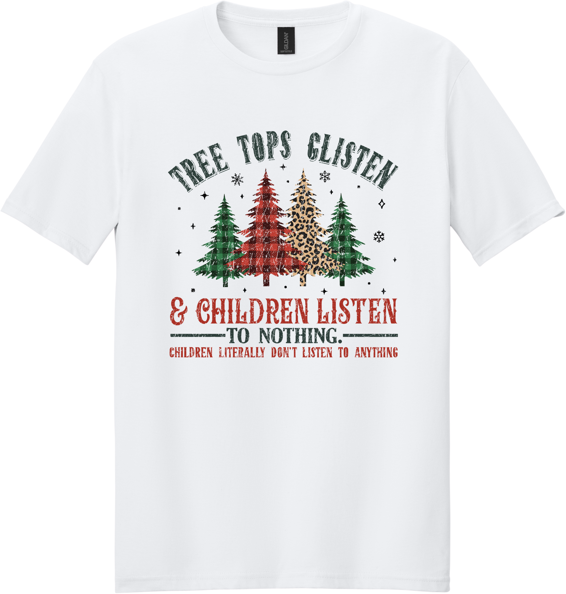 Tree Tops Glisten Unisex Tee ~ Printed in the USA