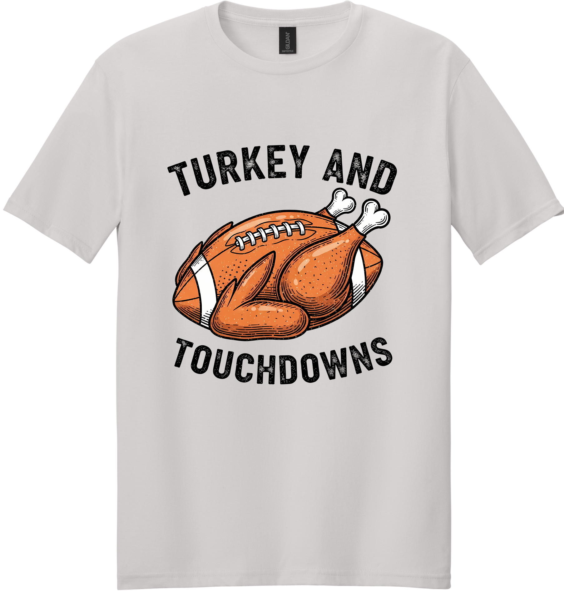Turkey and Touchdowns Unisex Tee ~ Printed in the USA